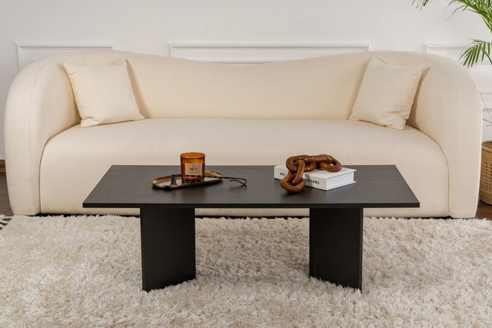 Nordure Sabin Mesa de Café Madera Negra